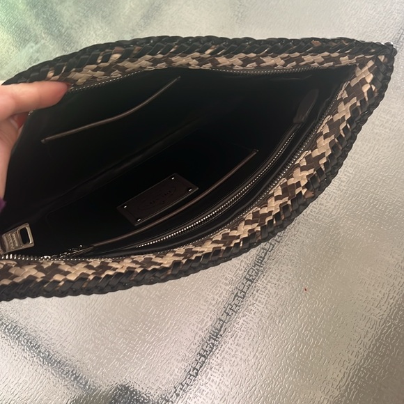 Prada Leather Woven Clutch - Picture 5 of 14